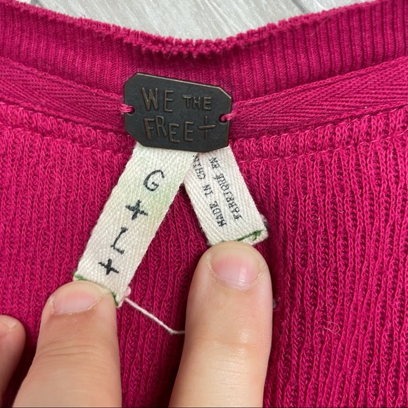 NWT We The Free rainbow thermal pink sz L - Picture 6 of 9